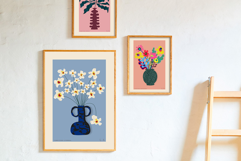 北欧インテリア】ポスターをかえてお部屋を春気分に♪ | KOZブログ